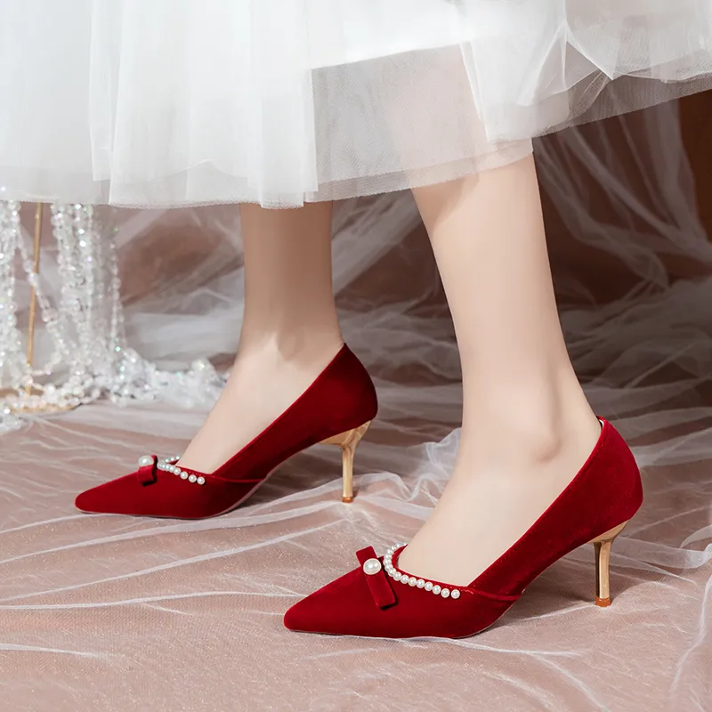 Zomila High Heels Women's Red-3