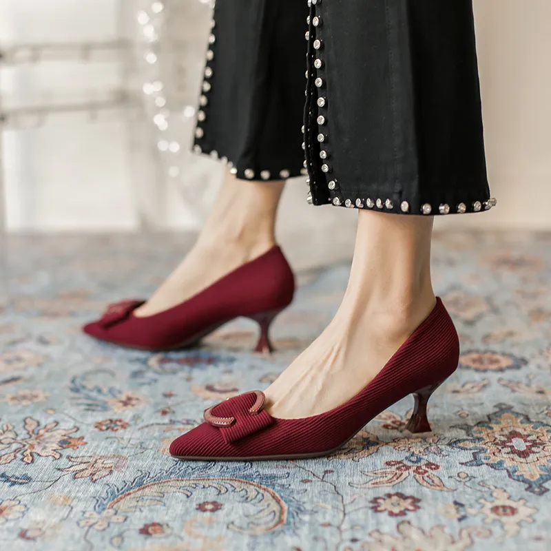 Zomila Flared Heel High Heels 5cm Women's-11