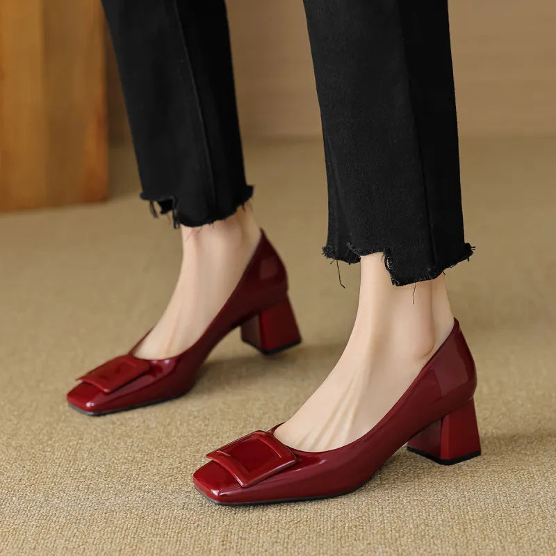 Zomila Chunky Heel High Heels 5cm Women's-3