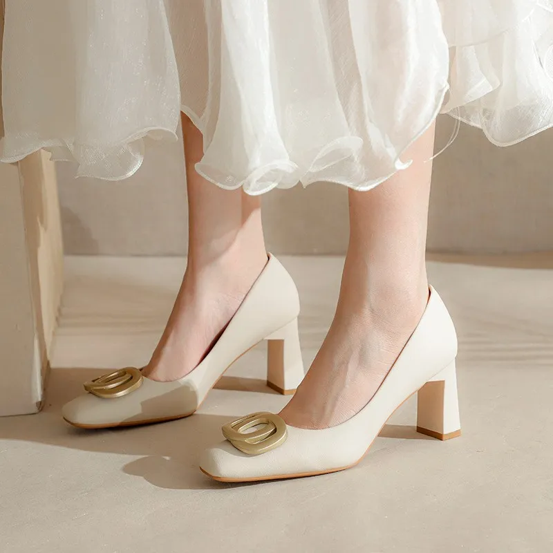 Zomila Chunky Heel High Heels Women's-1
