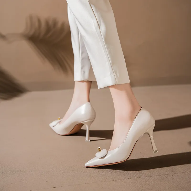 Zomila High Heels Women's Ecru-2
