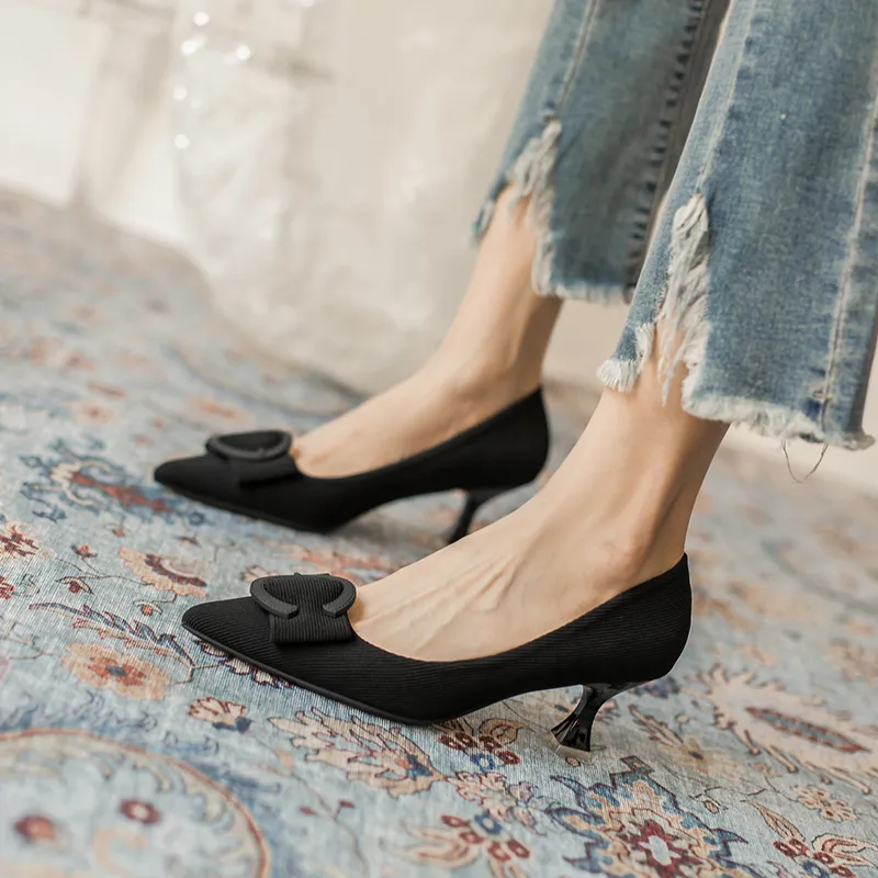 Zomila Flared Heel High Heels 5cm Women's-4