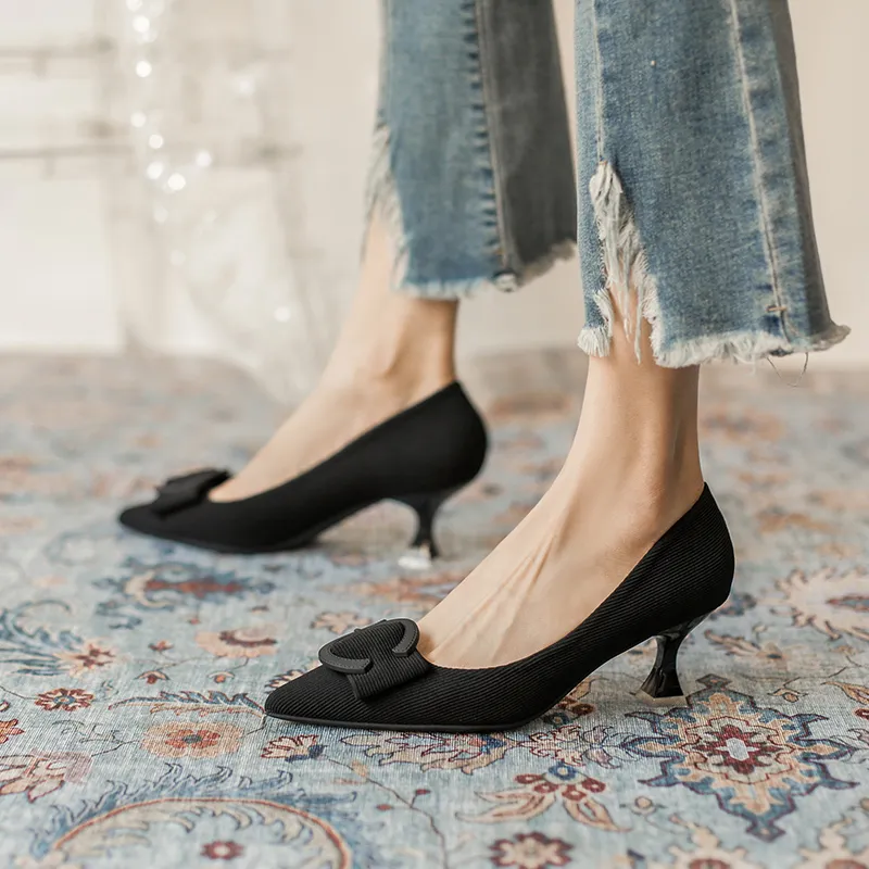 Zomila Flared Heel High Heels 5cm Women's-5