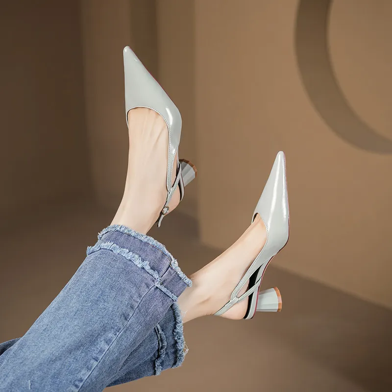 Zomila Chunky Heel High Heels Women's-5