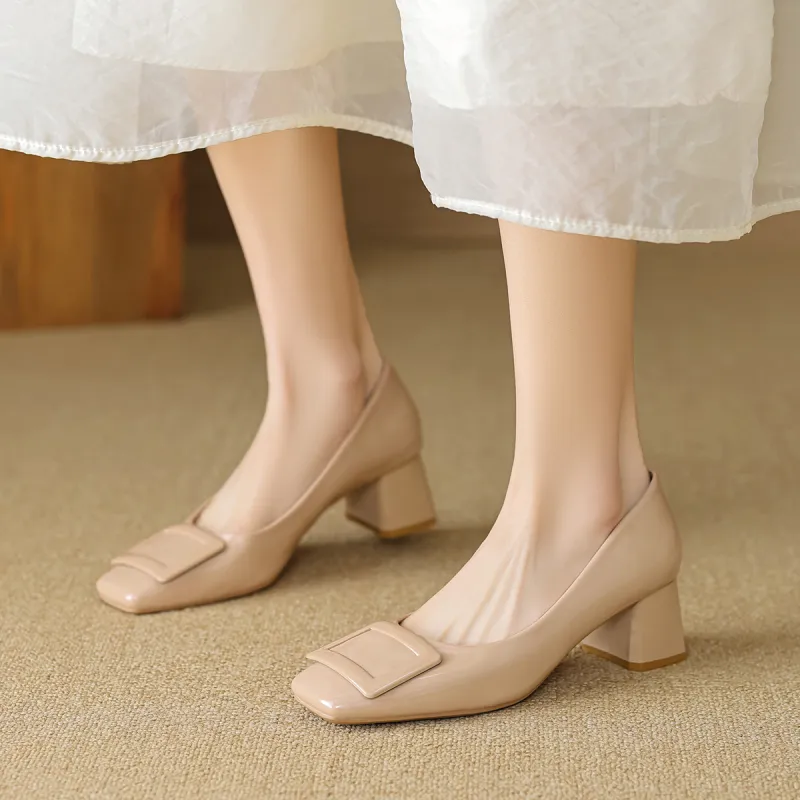 Zomila Chunky Heel High Heels 5cm Women's-19