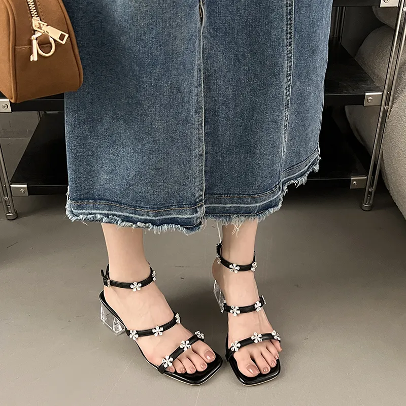 Zomila One Strap Sandals 6.5CM Women's-8