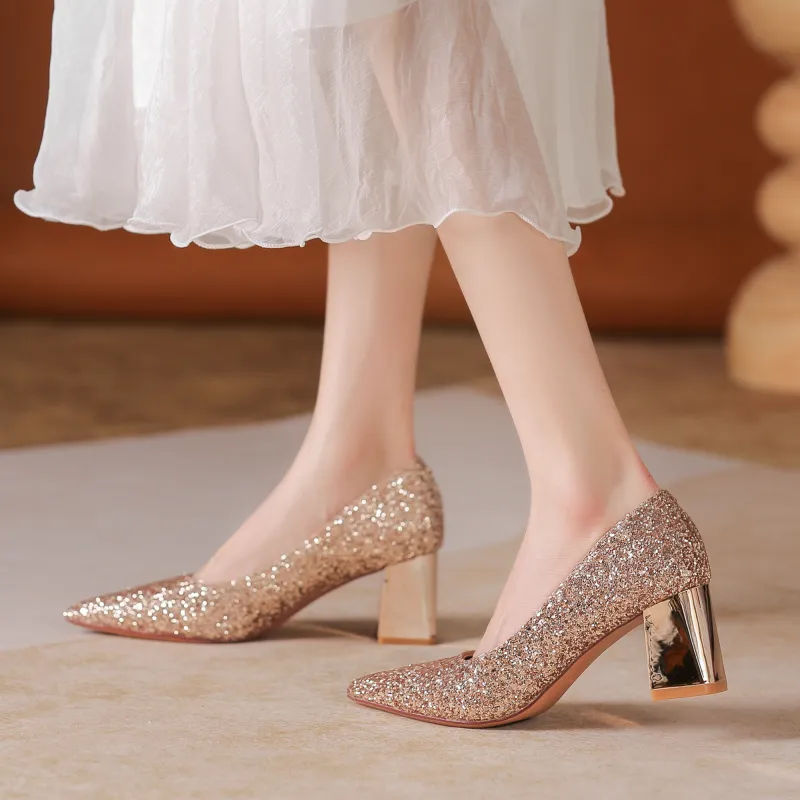 Zomila Chunky Heel High Heels Women's-4