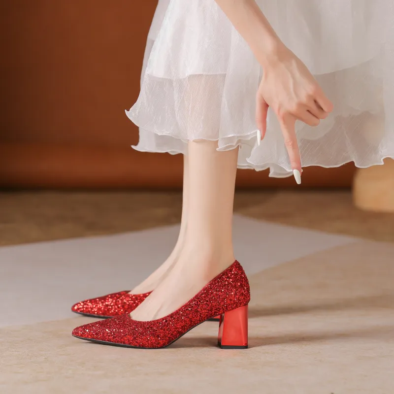 Zomila Chunky Heel High Heels Women's-19
