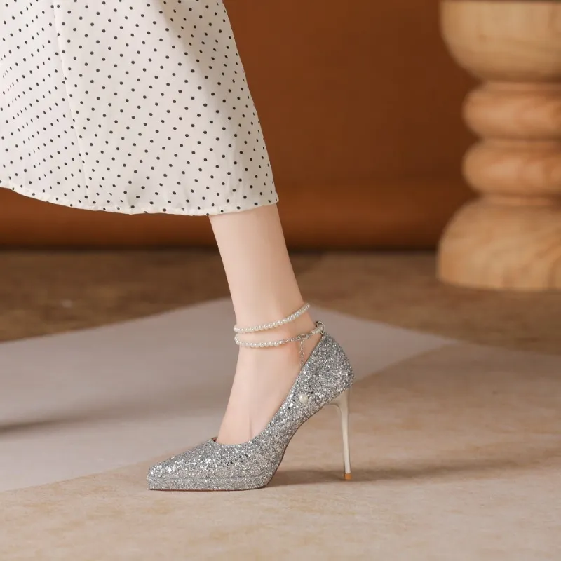 Zomila Slim Heel High Heels 10.5CM Women's-7