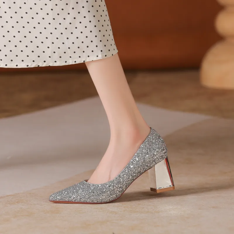 Zomila Chunky Heel High Heels Women's-10