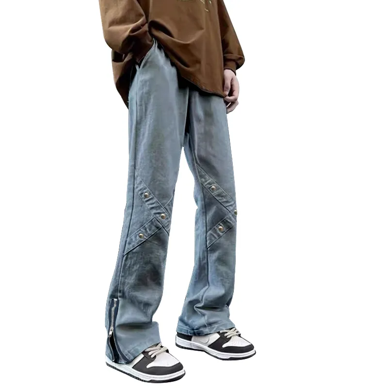 NHZN Jeans Unisex Light Blue-1