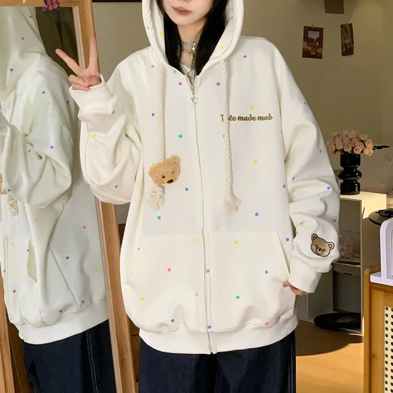 KUNZHUDAXIANG Sweatshirt Women's Apricot-9