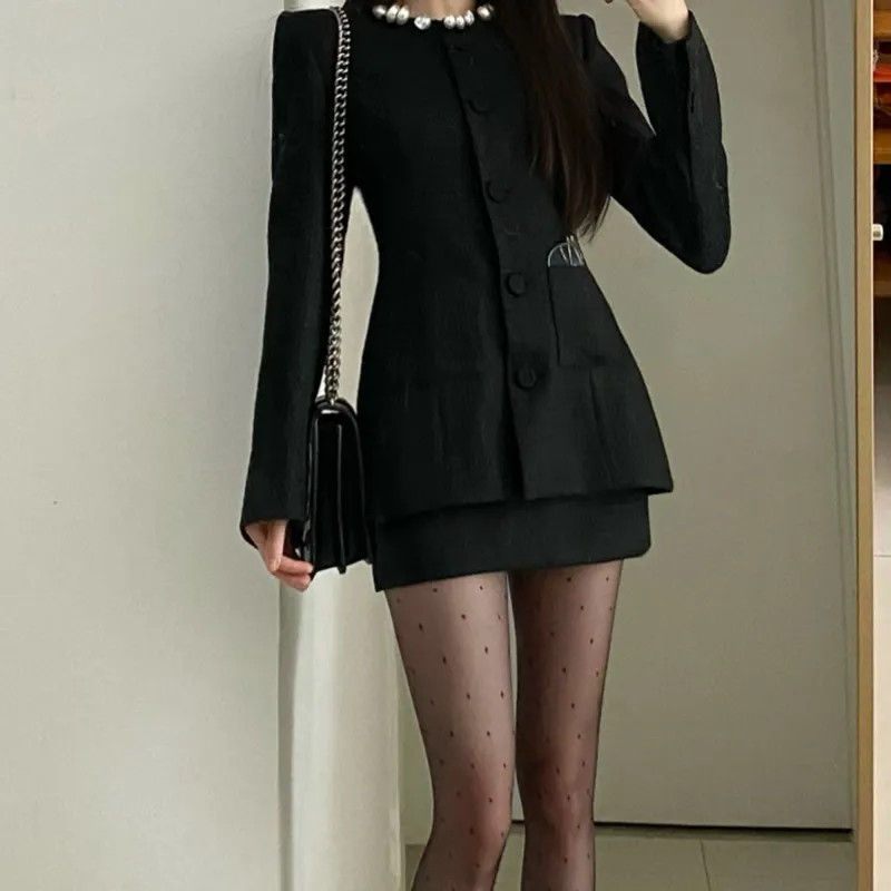 Nooidea Official Skirt Set Women's Black-4