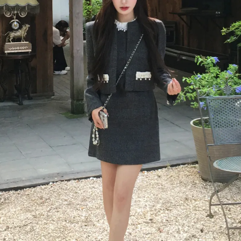 Nooidea Official Skirt Set Women's Black-3