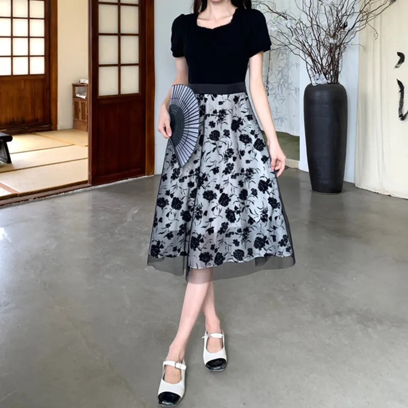 Pa33word Short Sleeved Dress Women's-9