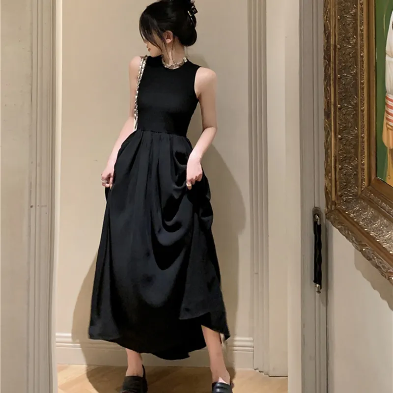 Nooidea Official Sleeveless Dress Women's Black-4