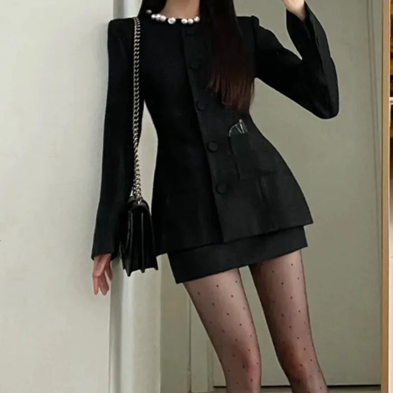 Nooidea Official Skirt Set Women's Black-3