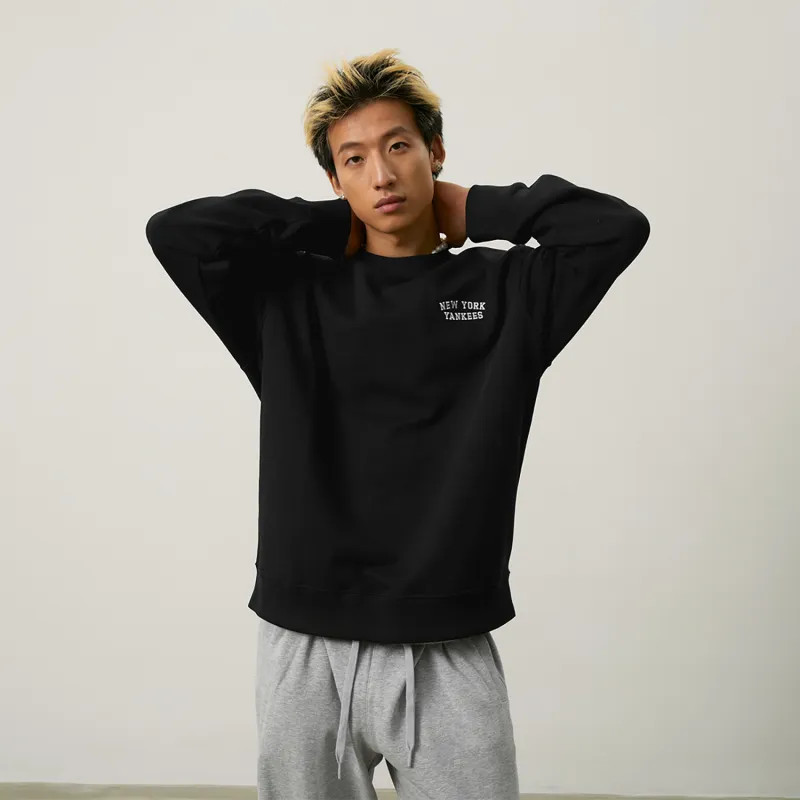 MLB New York Yankees Basic Collection 24FW Pre Fall Pullover Sweatshirt Unisex Black-2