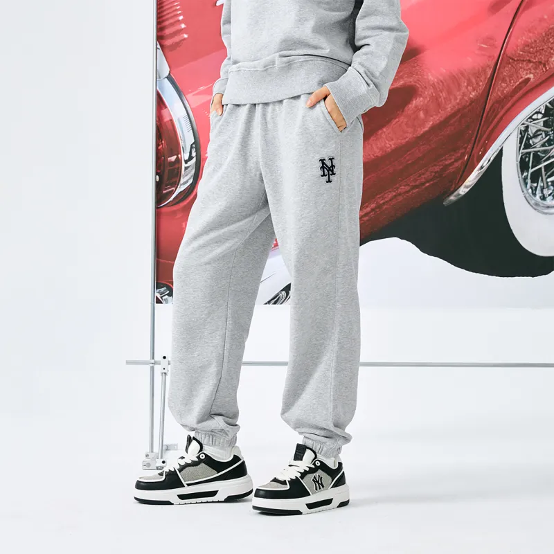 MLB Basic Collection New York Mets 24FW Knitted Sports Pants Unisex Heather Gray-6