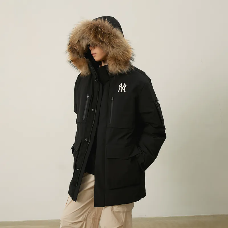 MLB New York Yankees Basic Collection 24FW Down Jacket Unisex Black-4
