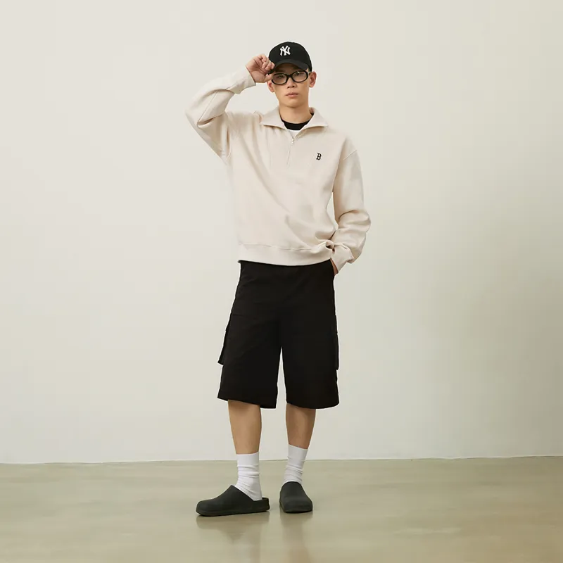 MLB Boston Red Sox Basic Collection 24FW Sweatshirt Unisex Dark Cream-5