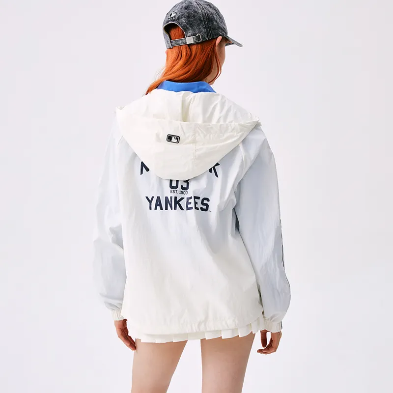MLB Preppy Style Collection New York Yankees SS25 Jacket Unisex White-2