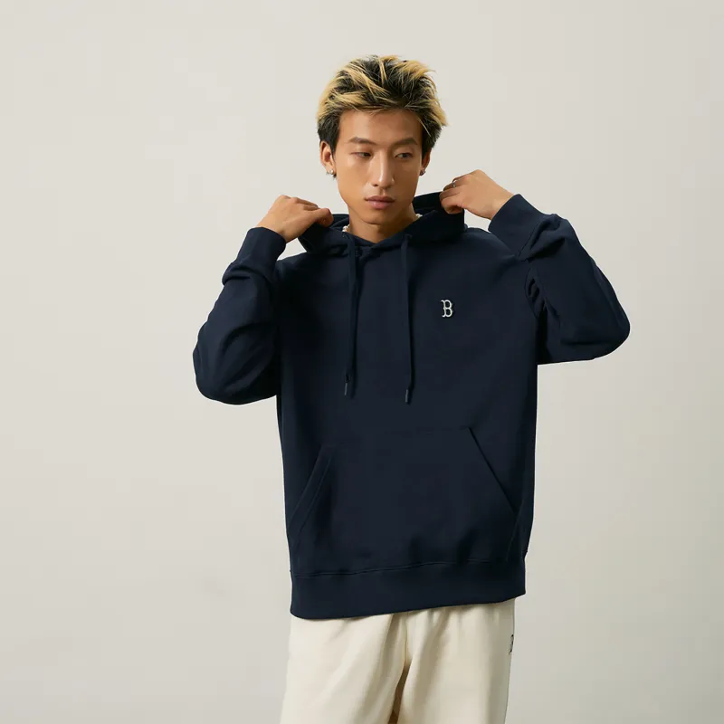 MLB Boston Red Sox Basic Collection 24FW Pre Fall Hoodie Unisex Navy Blue-2