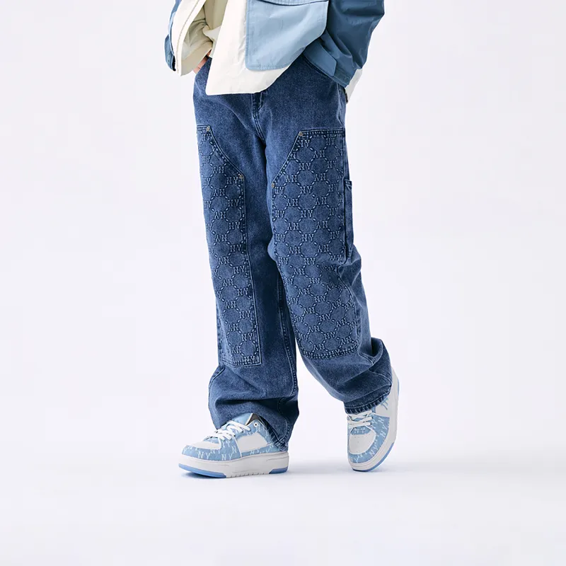 MLB MONOGRAM Collection New York Yankees SS25 Jeans Men's Standard Denim-4