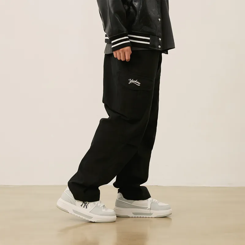 MLB MLB Preppy Style Collection New York Yankees FW24 Cargo Pants Unisex Black-3