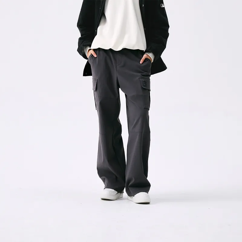 MLB MLB Preppy Style Collection Boston Red Sox SS25 Cargo Pants Unisex Charcoal Gray-5