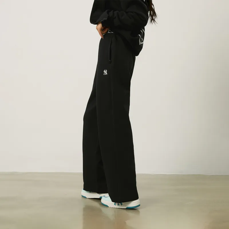 MLB New York Yankees Basic Collection 24FW Knitted Sweatpants Women's Black-3