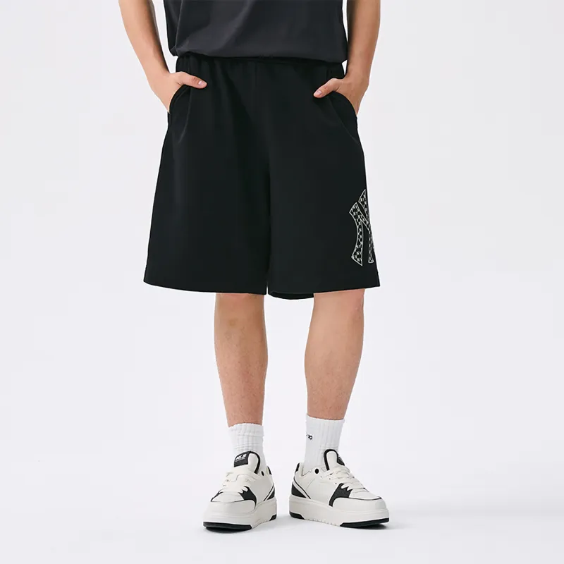 MLB MONOGRAM Reading Collection Casual Shorts Unisex Black-3