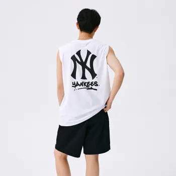MLB New York Yankees Basic Collection SS25 Tank Top Unisex Ecru