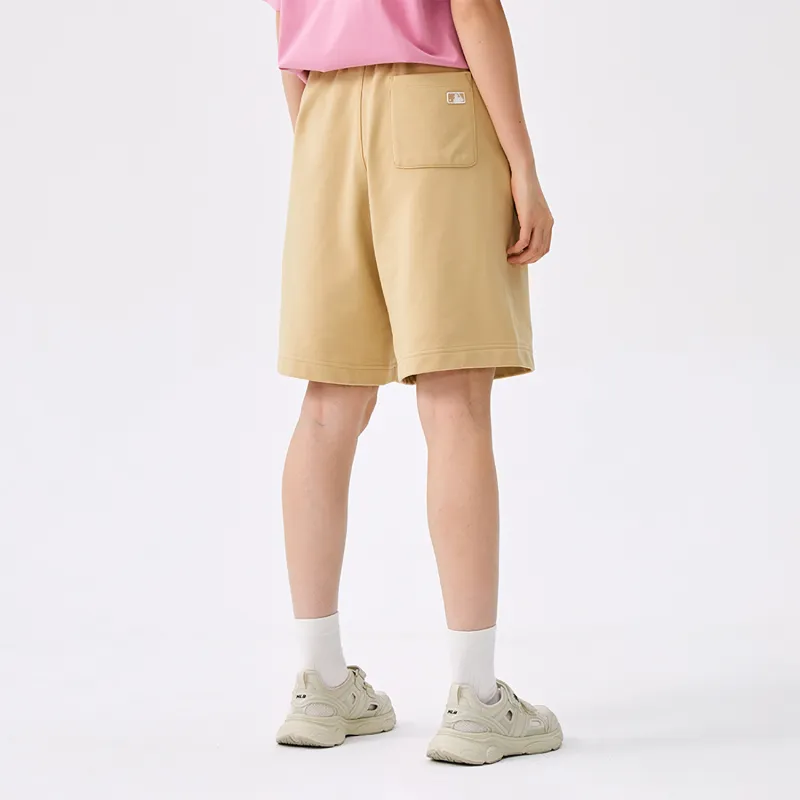 MLB MONOGRAM Collection Boston Red Sox SS25 Casual Shorts Unisex Light Beige Yellow-2