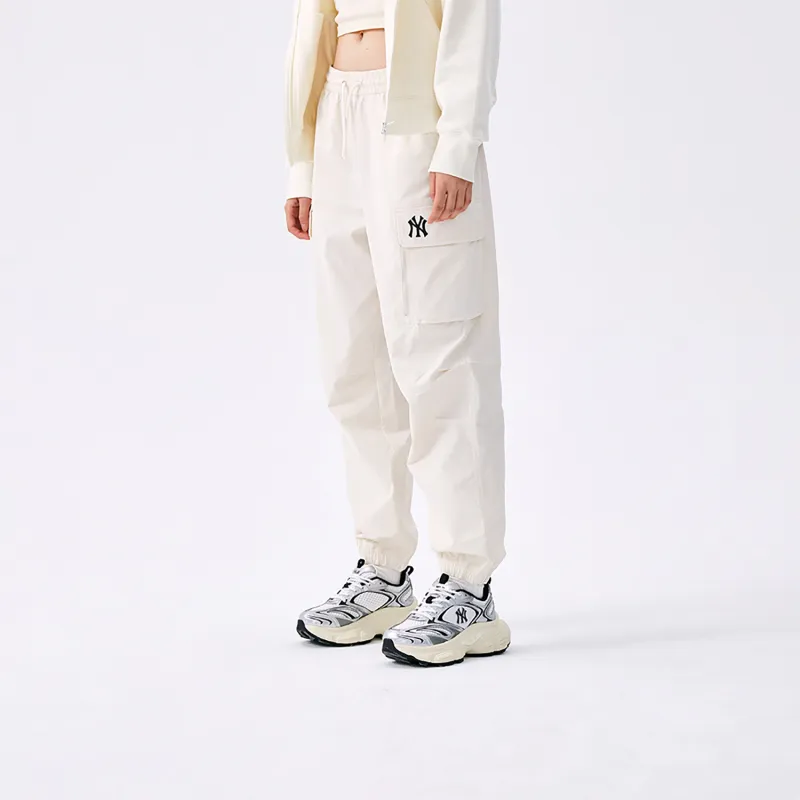 MLB New York Yankees Casual Pants Unisex Hemp Cream-2