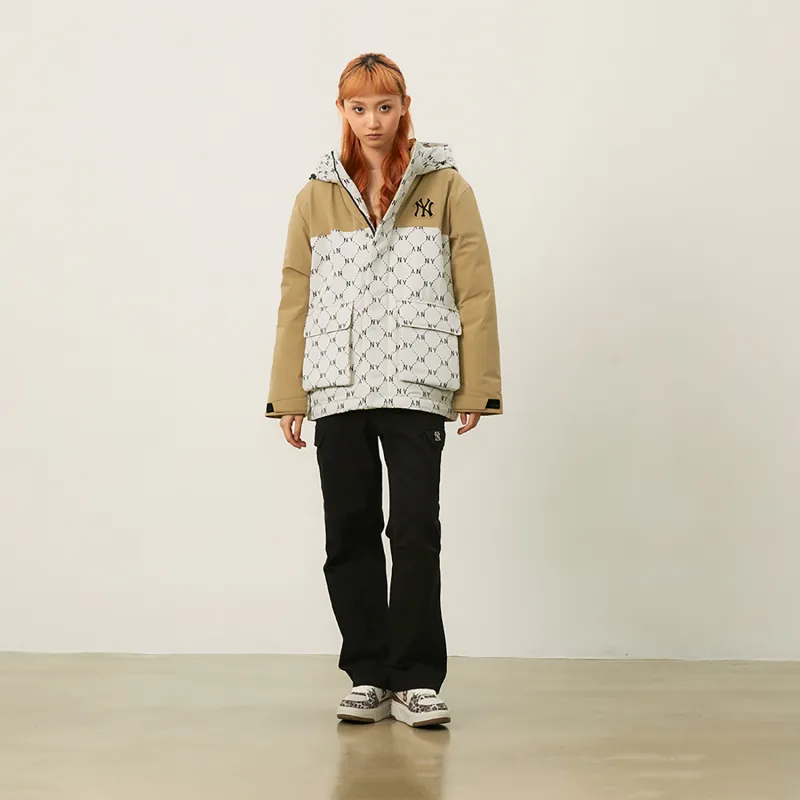MLB MONOGRAM Collection New York Yankees FW24 Jacket Unisex Cream-6