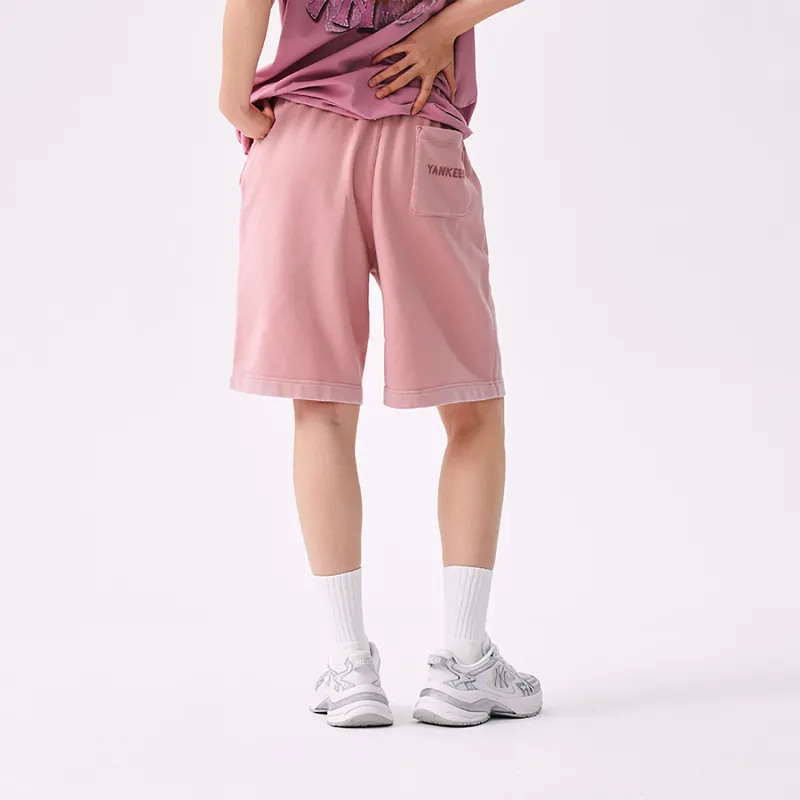 MLB New York Yankees Basic Collection SS25 Casual Shorts Unisex Pink-2