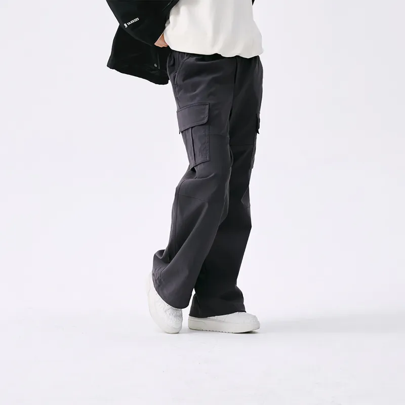 MLB MLB Preppy Style Collection Boston Red Sox SS25 Cargo Pants Unisex Charcoal Gray-3