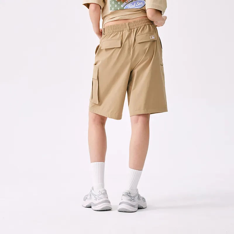 MLB New York Yankees Basic Collection SS25 Casual Shorts Unisex Khaki-2