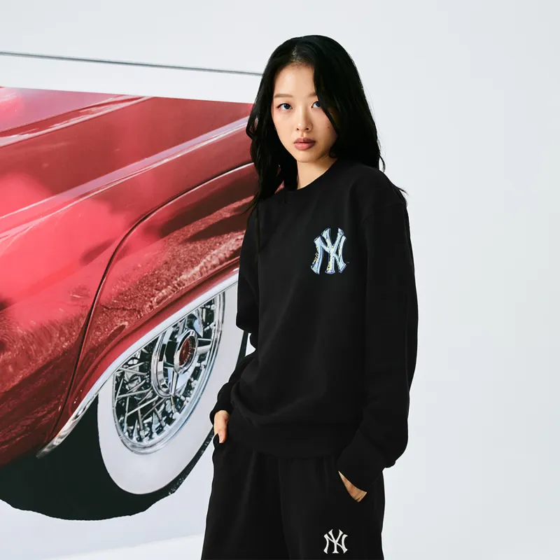 MLB New York Yankees Basic Collection 24FW Sweatshirt Unisex Black-4