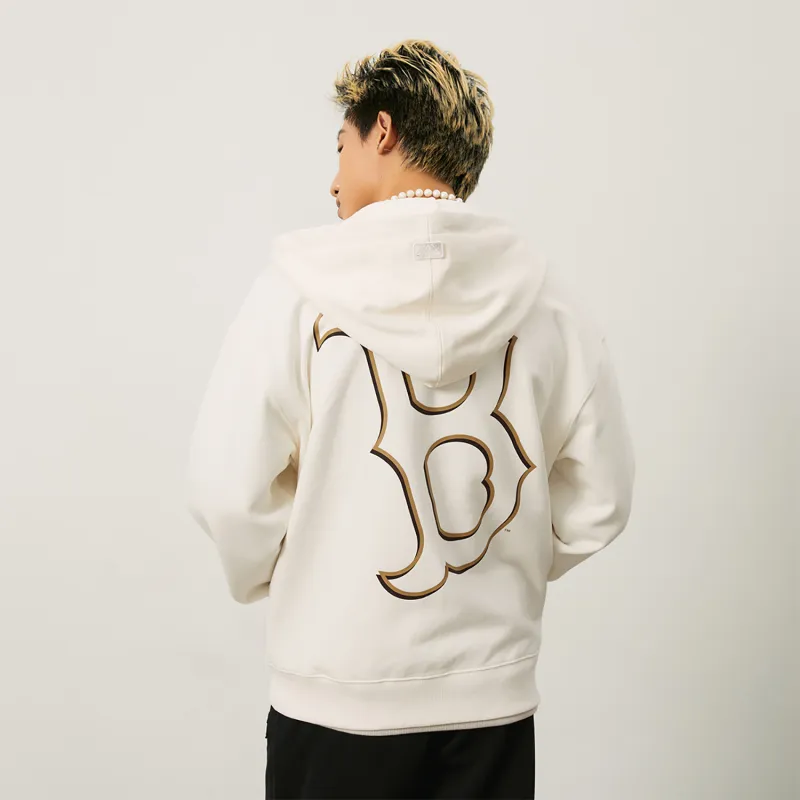 MLB Boston Red Sox Basic Collection 24FW Sweatshirt Unisex Cream-2