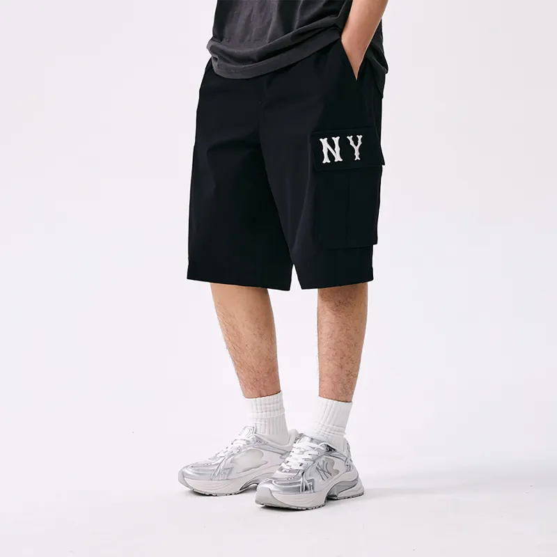 MLB New York Yankees Basic Collection SS25 Casual Shorts Unisex Black-3