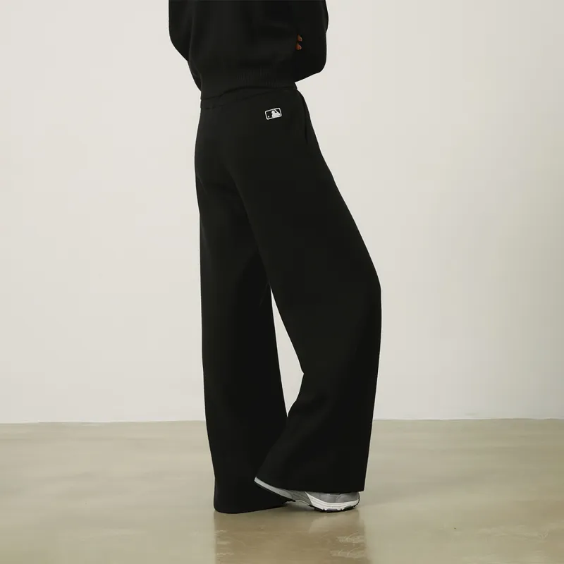 MLB MLB Preppy Style Collection New York Yankees Knitted Sports Pants Women's Black-2