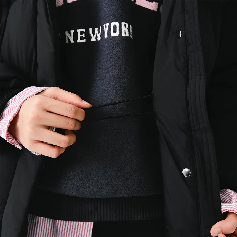 MLB New York Yankees Basic Collection Down Jacket Women's Black-2
