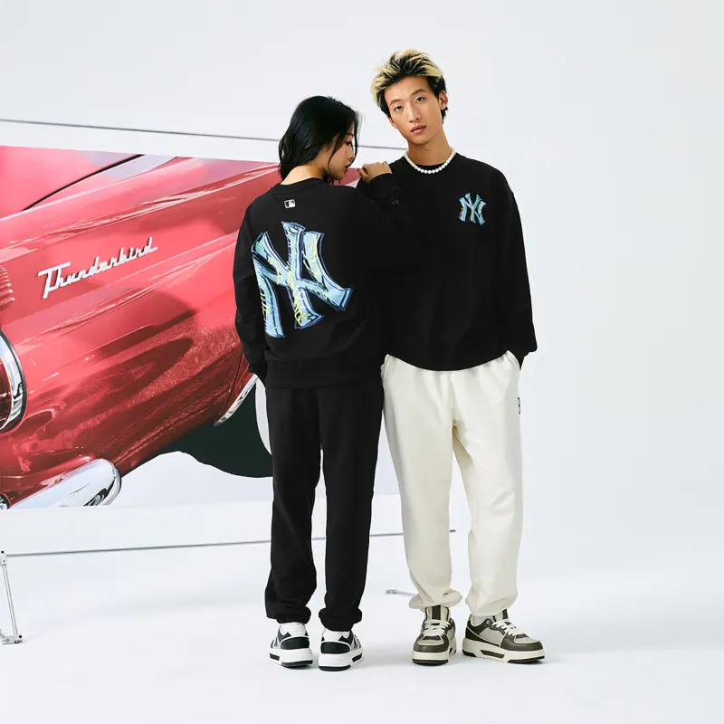 MLB New York Yankees Basic Collection 24FW Sweatshirt Unisex Black-3