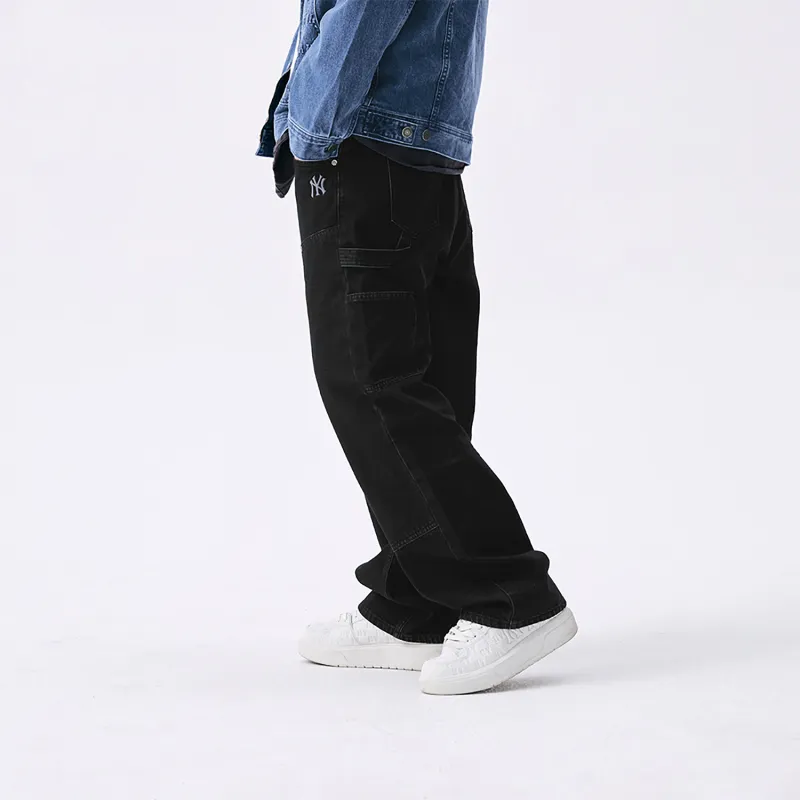 MLB New York Yankees Basic Collection SS25 Jeans Men's Black-3