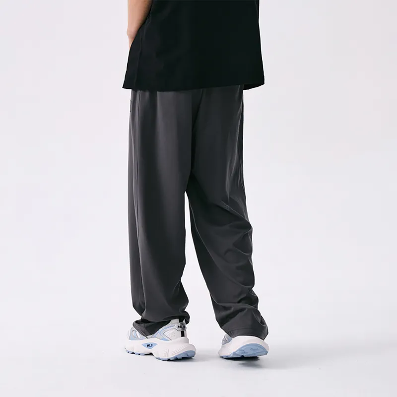 MLB Boston Red Sox Basic Collection SS25 Knitted Sweatpants Unisex Charcoal Gray-2