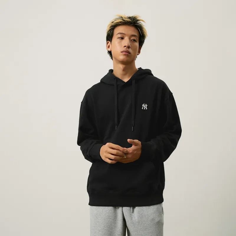 MLB New York Yankees Basic Collection 24FW Pullover Early Autumn Hoodie Unisex Black-3
