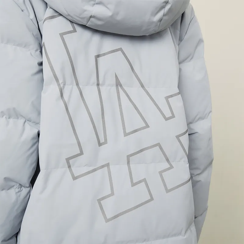 MLB Los Angeles Dodgers Basic Collection FW24 Down Jacket Unisex Light Gray-6