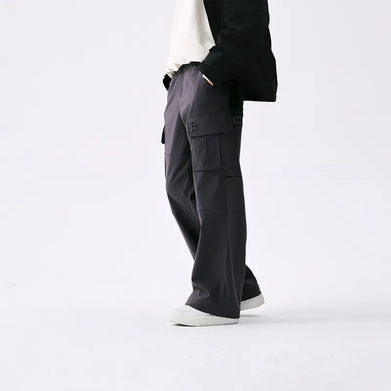 MLB MLB Preppy Style Collection Boston Red Sox SS25 Cargo Pants Unisex Charcoal Gray-4